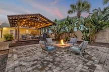 Colorful NSB Beach Retreat • Stunning Deck Oasis