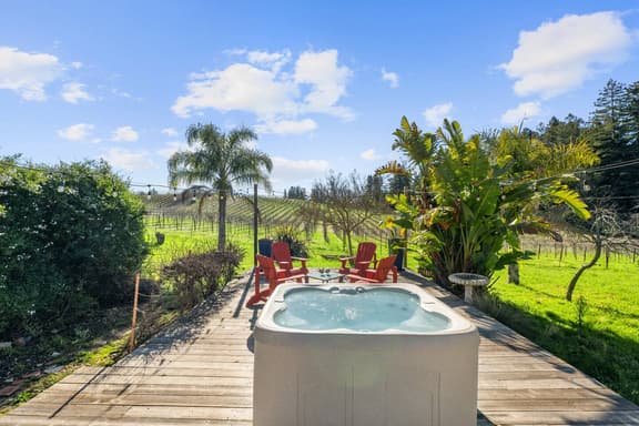 Sonoma County Historical Ranch House on a Vineyard